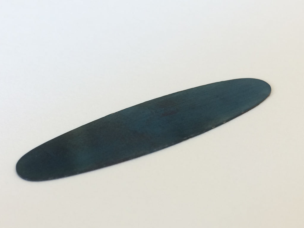 Blue Steel Plaque - Rounded