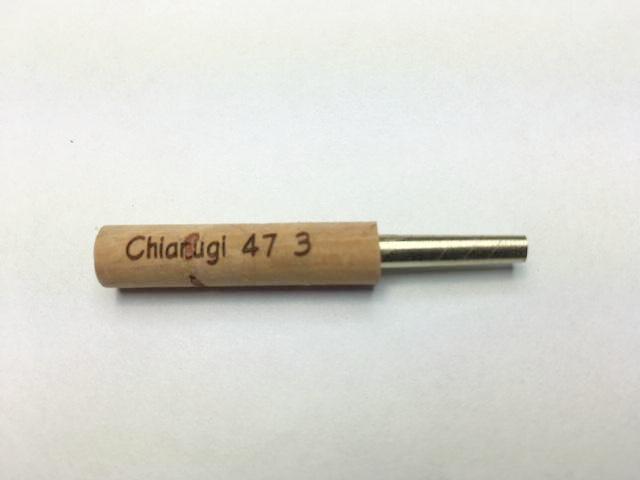 Chiarugi oboe staples 47mm Nickel silver, bore #3